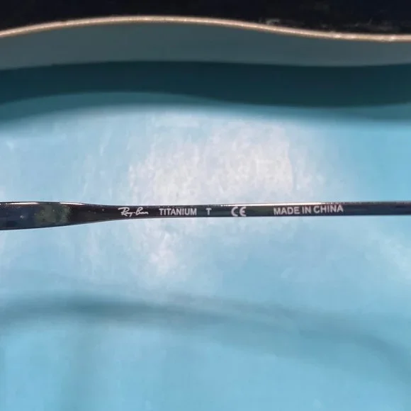 Ray-Ban Titanium Square Frame Prescription Glasses
